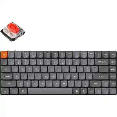 Keychron K3 Max QMK/VIA Wireless 75% Custom Mechanical Keyboard | RED Switches