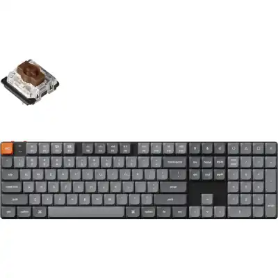 Keychron K5 Max QMK/VIA Full-sized Wireless Custom Mechanical Keyboard | BROWN Switches