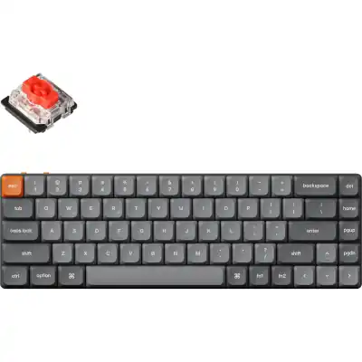 Keychron K7 Max QMK/VIA 65% Wireless Custom Mechanical Keyboard | RED Switches