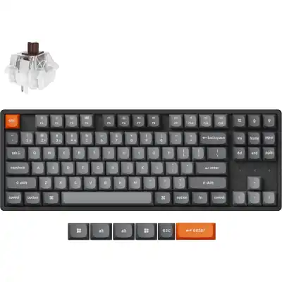 Keychron K8 Max QMK Wireless Custom Mechanical Keyboard | BROWN Switches