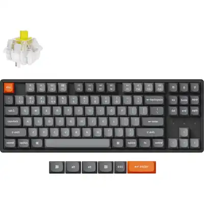Keychron K8 Max QMK Wireless Custom Mechanical Keyboard | BANANA Switches