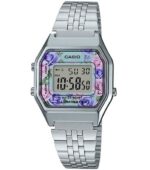 Casio Vintage Lady Steel Flowers (LA-680WA-2CDF) Women's Watch