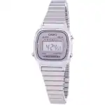Casio Digital Stainless Steel Alarm Timer LA670WA-7DF LA670WA-7 Women's Watch