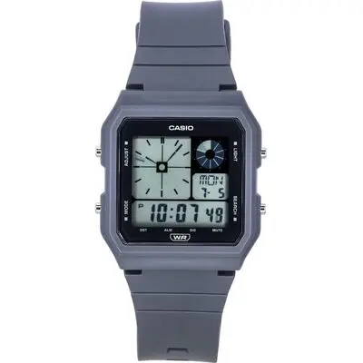 Casio POP Digital Grey Resin Strap Quartz LF-20W-8A2 Unisex Watch