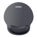 UGreen LP668 Ergonomic Mousepad with Wrist Rest (220 x 245 mm) - Black