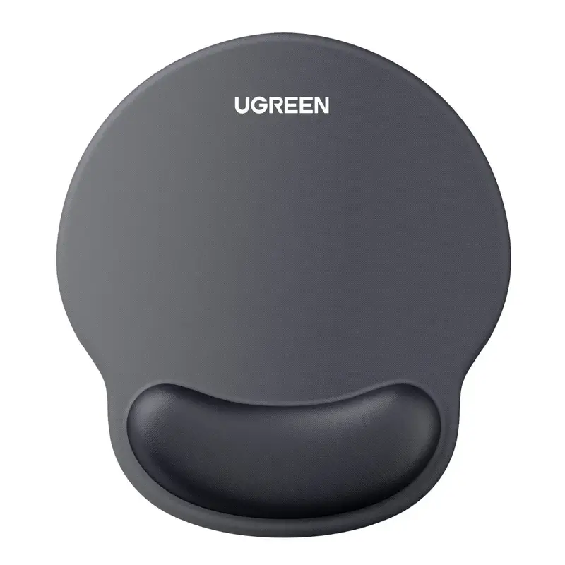 UGreen LP668 Ergonomic Mousepad with Wrist Rest (220 x 245 mm) - Black