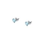 La Petite Story Silver Earrings With Light Blue Zircons LPS01AWV29 For Women