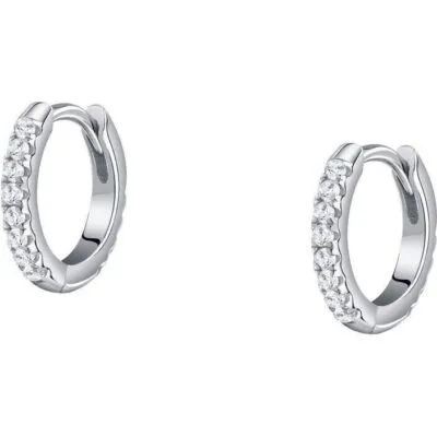 La Petite Story Silver Earrings With Clear Zircons LPS01AWV33 For Women