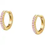 La Petite Story Silver Earrings With Pink Zircons LPS01AWV36 For Women