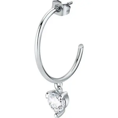 La Petite Story Single Steel Earrings With Clear Crystal LPS02AQM26 For Women