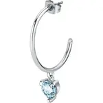 La Petite Story Single Steel Earrings With Light Blue Crystal LPS02AQM30 For Women