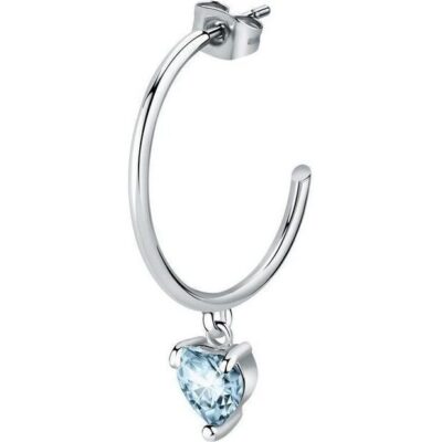 La Petite Story Single Steel Earrings With Light Blue Crystal LPS02AQM30 For Women