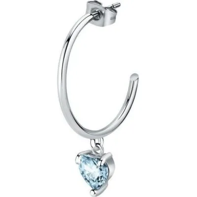 La Petite Story Single Steel Earrings With Light Blue Crystal LPS02AQM30 For Women