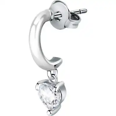 La Petite Story Single Steel Earrings With Clear Zircon LPS02AQM33 For Women