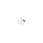 La Petite Story Single Steel White Daisy Earrings LPS02AQM49 For Women