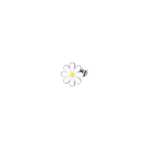 La Petite Story Single Steel White Daisy Earrings LPS02AQM49 For Women