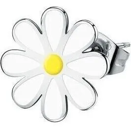 La Petite Story Single Steel White Daisy Earrings LPS02AQM49 For Women