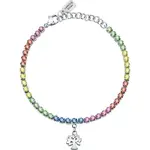 La Petite Story Steel Bracelet With Multicolor Zircons LPS05ARR72 For Women