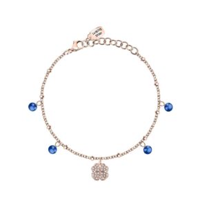 La Petite Story Steel Bracelet With Blue PP Stones LPS05ARR83 For Women
