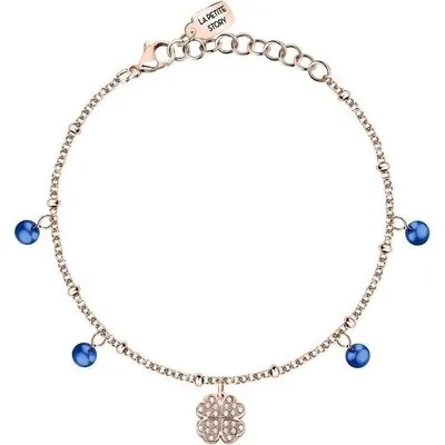 La Petite Story Steel Bracelet With Blue PP Stones LPS05ARR83 For Women