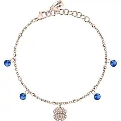 La Petite Story Steel Bracelet With Blue PP Stones LPS05ARR83 For Women