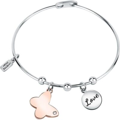 La Petite Story Steel Bracelet With Clear Crystal LPS05ARR89 For Women