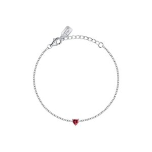 La Petite Story Silver Bracelet With White And Red Zircons LPS05AWV52 For Women