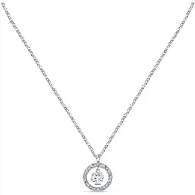 La Petite Story Steel Necklace With Clear Crystal LPS10ASF08 For Women