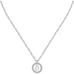 La Petite Story Letter O Steel Necklace With Clear Crystal LPS10ASF20 For Women