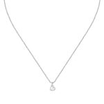La Petite Story Silver Necklace With White Heart Zircons LPS10AWV31 For Women