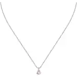 La Petite Story Silver Necklace With Pink Heart Zircon LPS10AWV33 For Women