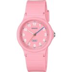 Casio Pop Analog Pink Bio Based Resin Strap Pink Dial Quartz LQ-24B-4B Women's Watch