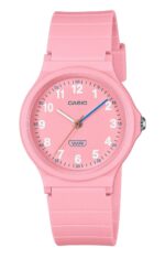 Casio Pop Analog Pink Bio Based Resin Strap Pink Dial Quartz LQ-24B-4B Women's Watch