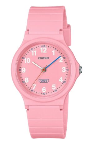 Casio Pop Analog Pink Bio Based Resin Strap Pink Dial Quartz LQ-24B-4B Women's Watch