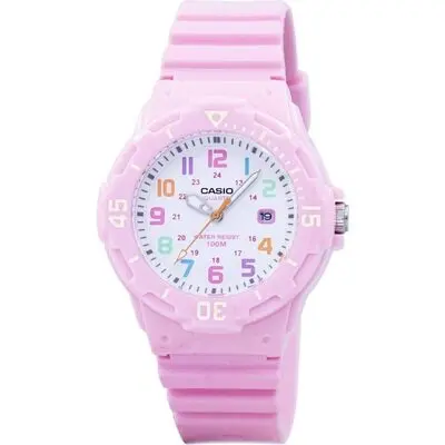 Casio Pink Resin Strap LRW-200H-4B2VDF LRW200H-4B2VDF Women's Watch