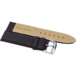 Dark Brown Ratio Brand Leather Watch Strap 22mm