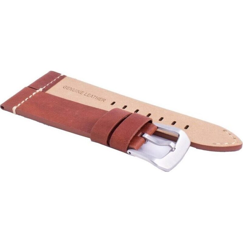 Ratio LS21 Black Brown Watch Strap 22mm