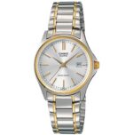 Casio Collection Lady Date Steel-gold - ArgentÈe Gold Indexes (LTP-1183G-7ADF) Women's Watch