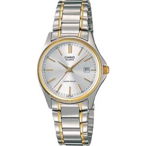 Casio Collection Lady Date Steel-gold - ArgentÈe Gold Indexes (LTP-1183G-7ADF) Women WATCHES