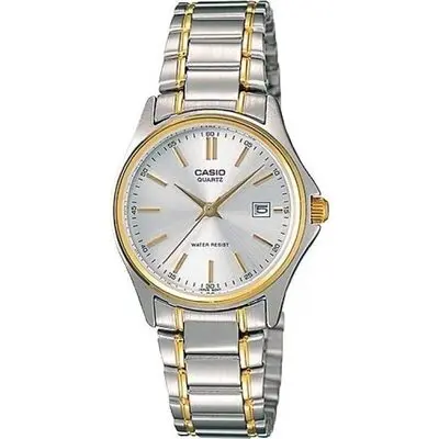 Casio Collection Lady Date Steel-gold - ArgentÈe Gold Indexes (LTP-1183G-7ADF) Women WATCHES