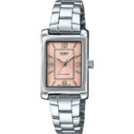 Casio Standard Analog Stainless Steel Pink Dial Quartz LTP-1234DD-4A Women's Watch