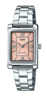 Casio Standard Analog Stainless Steel Pink Dial Quartz LTP-1234DD-4A Women's Watch