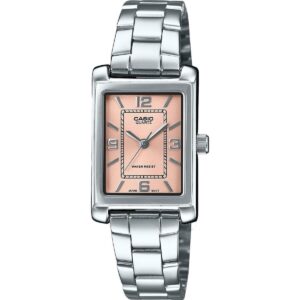 Casio Standard Analog Stainless Steel Pink Dial Quartz LTP-1234DD-4A Women's Watch