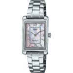 Casio Standard Analog Stainless Steel Mother Of Pearl Dial Quartz LTP-1234DS-4A Women's Watch