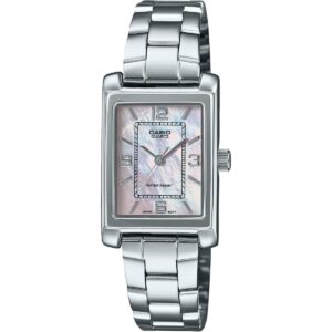 Casio Standard Analog Stainless Steel Mother Of Pearl Dial Quartz LTP-1234DS-4A Women's Watch
