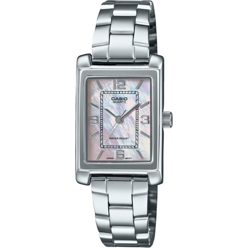 Casio Standard Analog Stainless Steel Mother Of Pearl Dial Quartz LTP-1234DS-4A Women's Watch