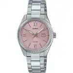 Casio Standard Analog Stainless Steel Pink Dial Quartz LTP-1302DD-4A1V Women's Watch