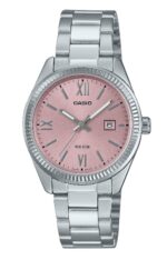 Casio Standard Analog Stainless Steel Pink Dial Quartz LTP-1302DD-4A1V Women's Watch