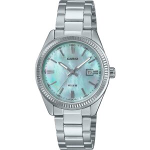 Casio Standard Analog Stainless Steel Mother Of Pearl Dial Quartz LTP-1302DS-2AV Women's Watch