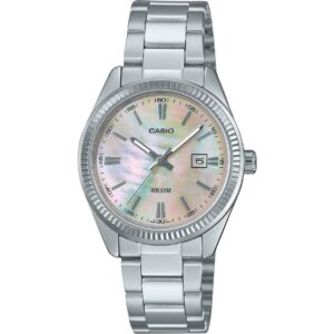 Casio Standard Analog Stainless Steel Mother Of Pearl Dial Quartz LTP-1302DS-4AV Women's Watch